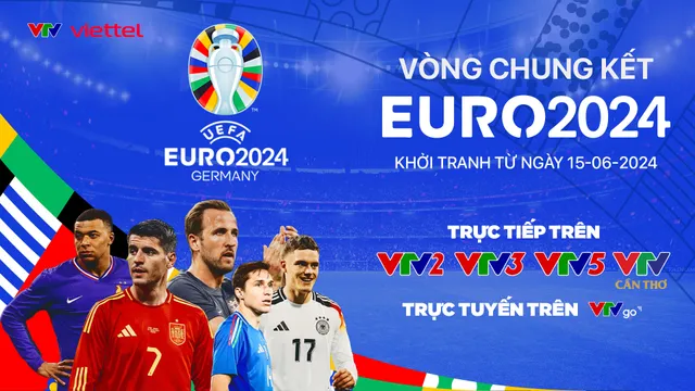 Theo dõi EURO 2024 qua truyền hình VTV